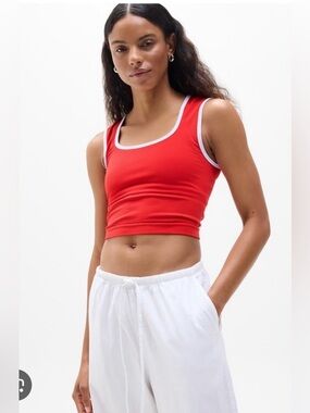 NWT Athleta Renew Seamless Novelty Tipped Crop Top